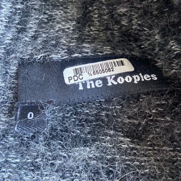 The Kooples Wool Alpaca Blend Open Front Cardigan size 0 xs - Picture 3 of 6